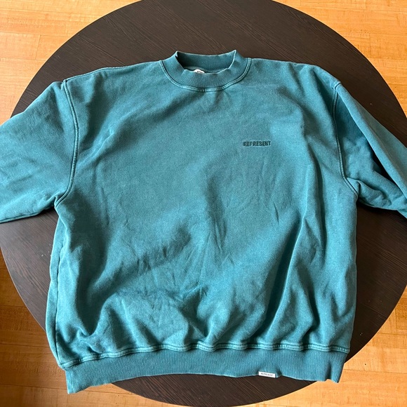 Sweaters | Represent Clo Blank Vintage Green | Poshmark